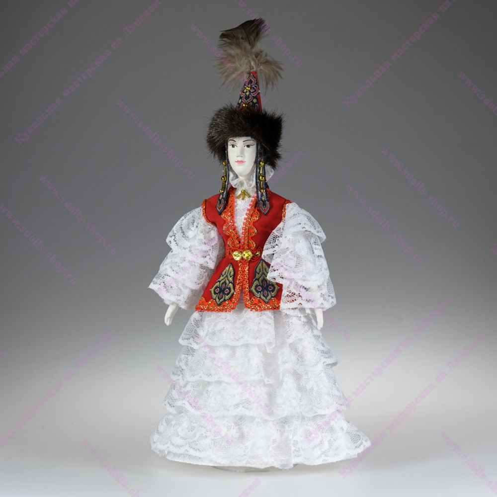 Сувенирная кукла в казахском костюме