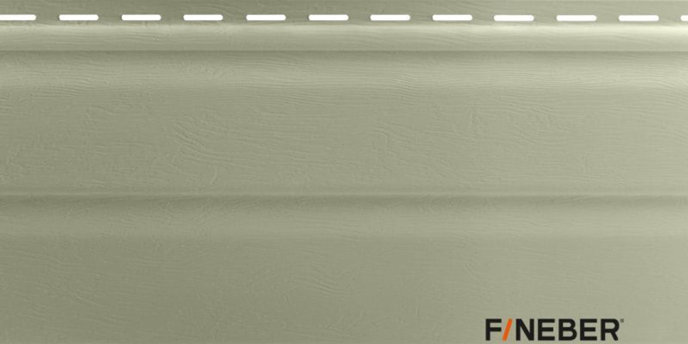 Сайдинг виниловый FineBer Standart Classic Color Салатовый 3660х205мм