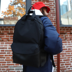 Рюкзак Тайна Экокожа / Таслан Черный