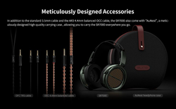 Наушники проводные Aune AR5000, полноразмерные, открытые, серебристые