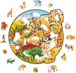 Деревянный пазл Wood Trick Игривый Львенок (24x25 см)