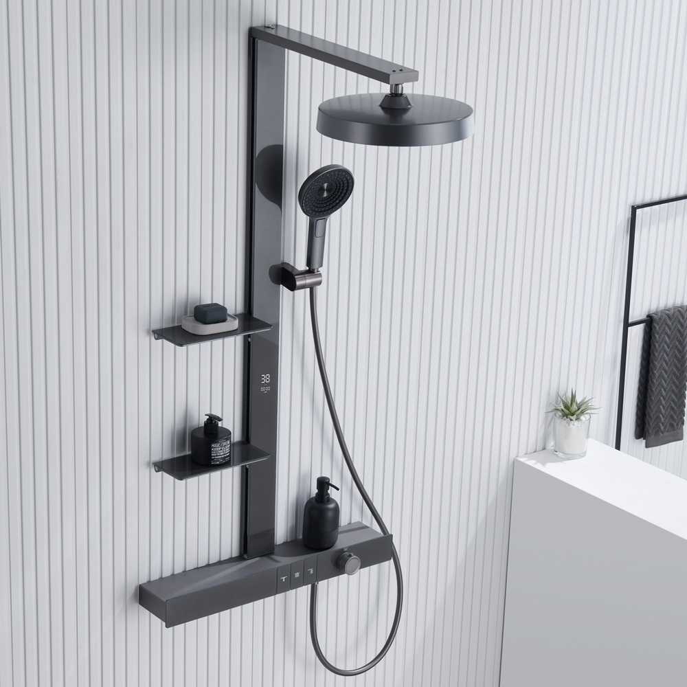 Душевая стойка Black&White GH-9005C