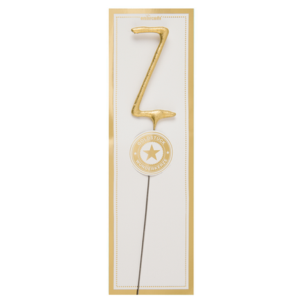 Бенгальская свеча "Буква Z" (золото) 1 шт