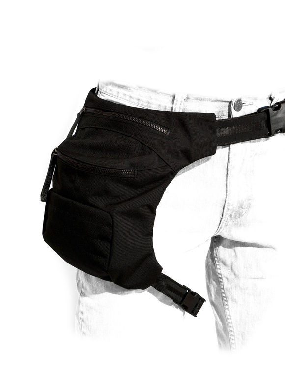 Сумка на бедро текстильная