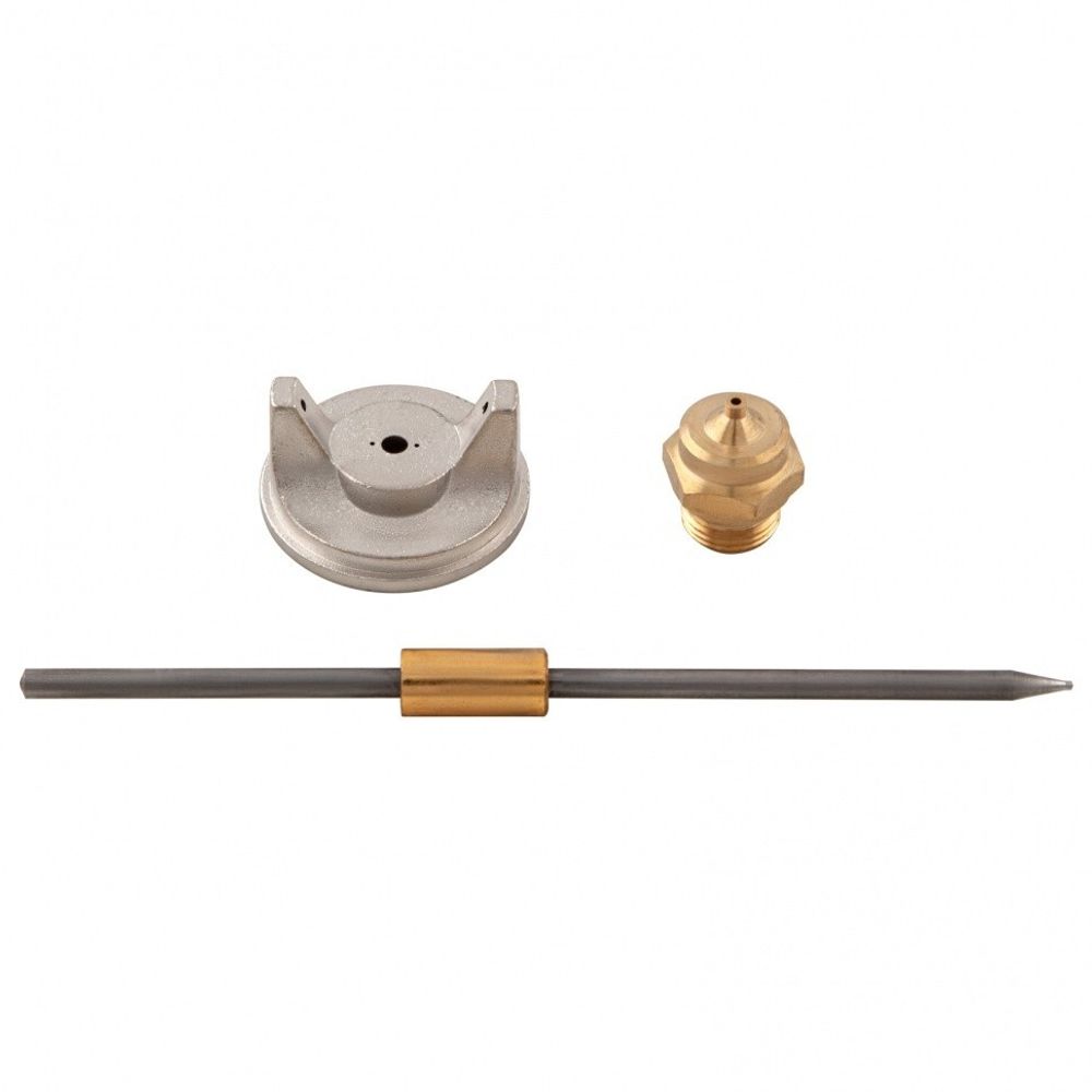 Краскораспылитель пневматический с верхним бачком V 0.6 л, сопло D 1.2, 1.5 и 1.8 мм Matrix, 57314