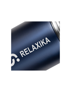 Термос для еды Relaxika 301 (1 литр), темно-синий