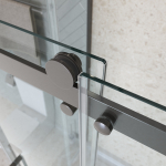 Душевой уголок BelBagno MARINO-2-AH-1-150/100-C-GM 150х100см профиль оружейная сталь, стекло прозрачное