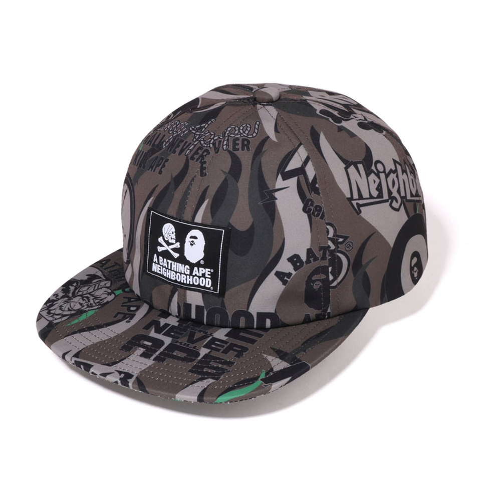 A Bathing Ape X Neighborhood Кепка зеленый