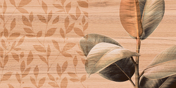 Organic Плитка настенная коричневый узор 08-01-15-2454 20х40