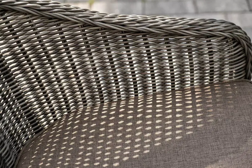 "Равенна" обеденная группа плетеная, цвет графит