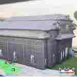 Надувной дом ужасов «Тьма», 15×15×9,8 м