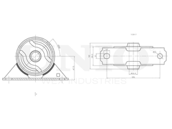 Опора двигателя передняя UNIO RMP-15123