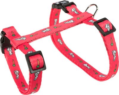 Шлейка с поводком для кролика, 10 мм/1,20 м, нейлон с рисунком, Trixie