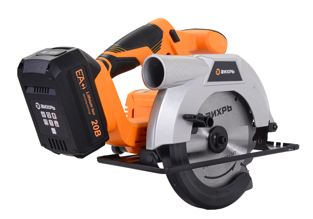 Дисковая пила аккумуляторная АДП-165/20Li Вихрь