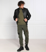 Хлопковый гольф musso-p BOSS BLACK - оливковый(50468262)