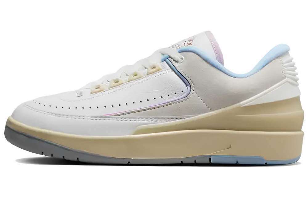 Кроссовки Jordan Air Jordan 2 Low "Summit White And Ice Blue" (Женская размерная сетка)