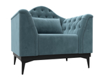 Кресло Флорида, Бирюзовый, Велюр, 112279