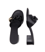 Шлепанцы кожаные monyca See By Chlo\u00e9 - черный(SB42012A 19098)