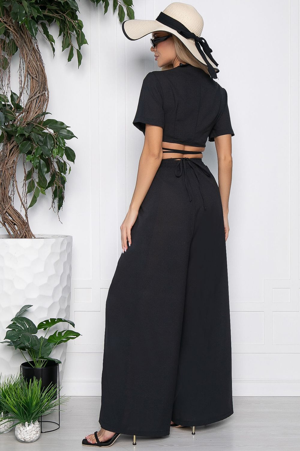 Костюм пляжный Тропикана (черный) К10494 LT Collection