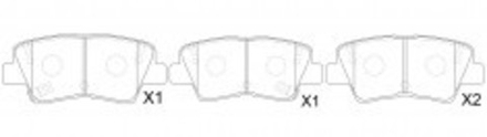 Тормозные колодки NIBK PN-0538