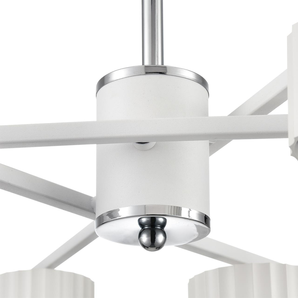 8241/6C COMFI LN26 244 белый/хром, металл Люстра потолочная LED GX53 6*7W 220V KARINA