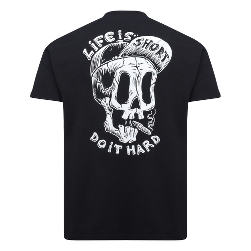 Футболка LIFE IS SHORT, черный