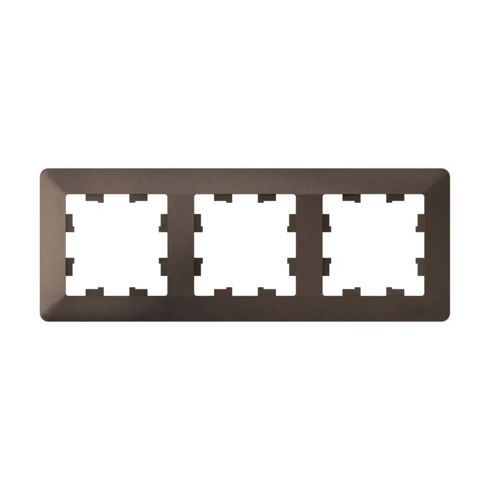 ATLASDESIGN AIR 3-постовая РАМКА, МОККО/дымчатый черный