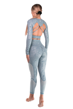 Леггинсы BODY ENGINEERS ALDEA Tech 2.0 Legging Metallic Blue Mist