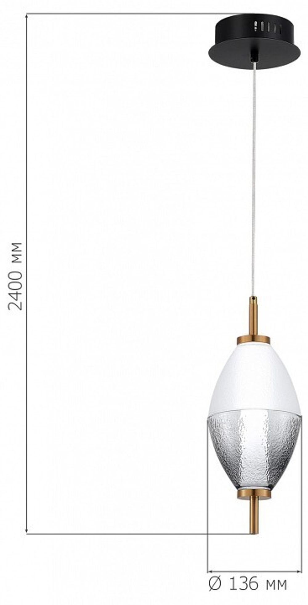Подвесной светильник ST-Luce Ice SL6130.403.06