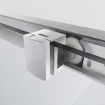 Душевой уголок Garda VSS-1G8012CLBN, 1200*800, брашированный никель, стекло прозрачное