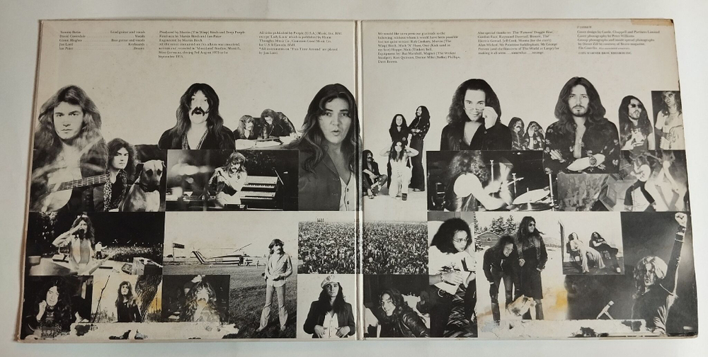 Винтажная виниловая пластинка LP Deep Purple Come Taste The Band (Japan 1975) (No Obi) EX