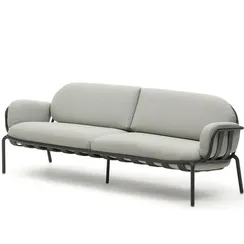 Joncols 3-местный алюминиевый диван серого цвета 225 см