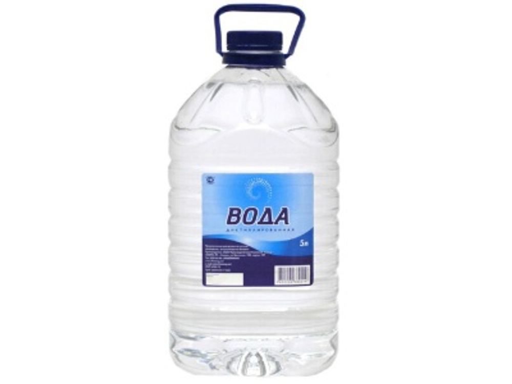 Вода дистиллированная 5л