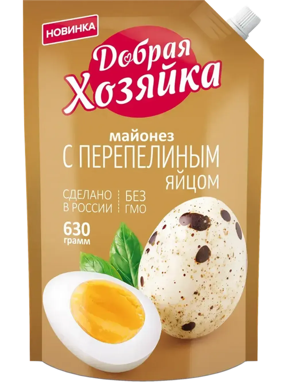 майонез с перепелиным яйцом Добрая Хозяйка 630гр
