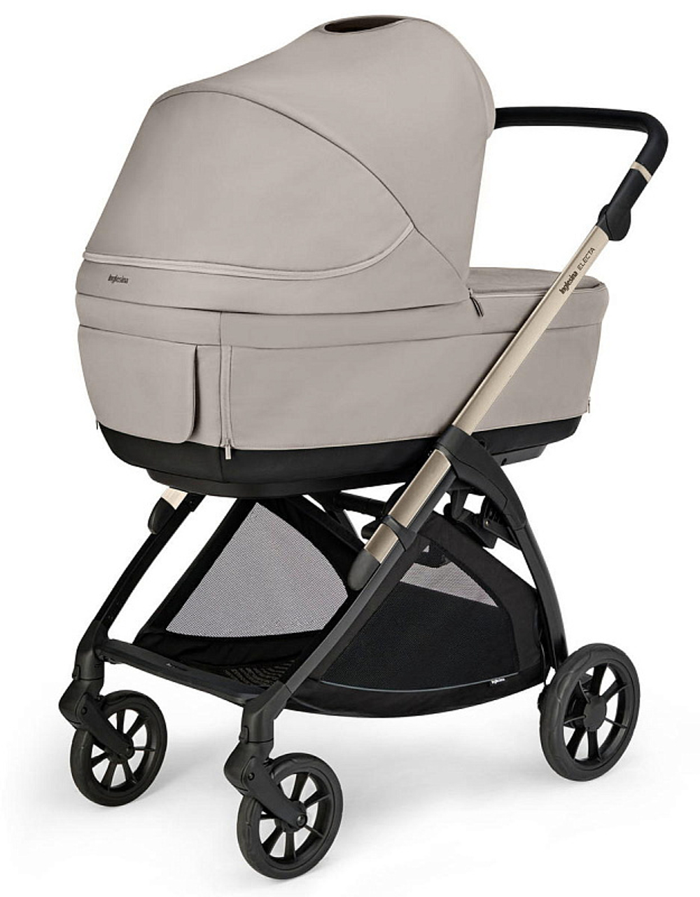 Коляска 3 в 1 Inglesina Electa System Quattro DRW 2025 с подставкой под люльку Battery Beige