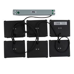 ULP-1010 42W-4000К IP40 GRILYATO OPAL BLACK KIT06 Светильники светодиодные потолочные встраиваемые. комплект из 6 штук. Белый свет 4000K. 4728Лм. Для ячеек 100x100мм. Корпус черный. С и-п. ТМ Uniel