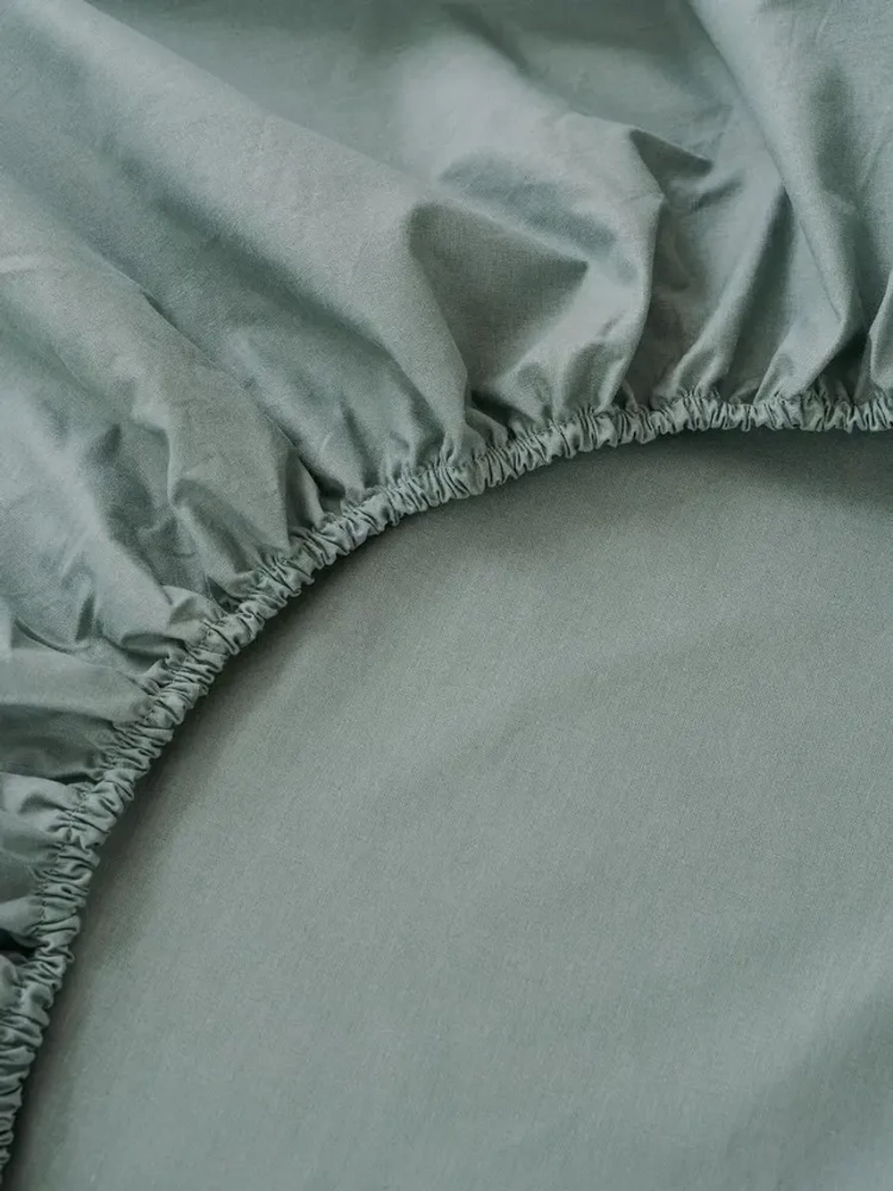 YEERNA простыня на резинке 160*200 зеленый