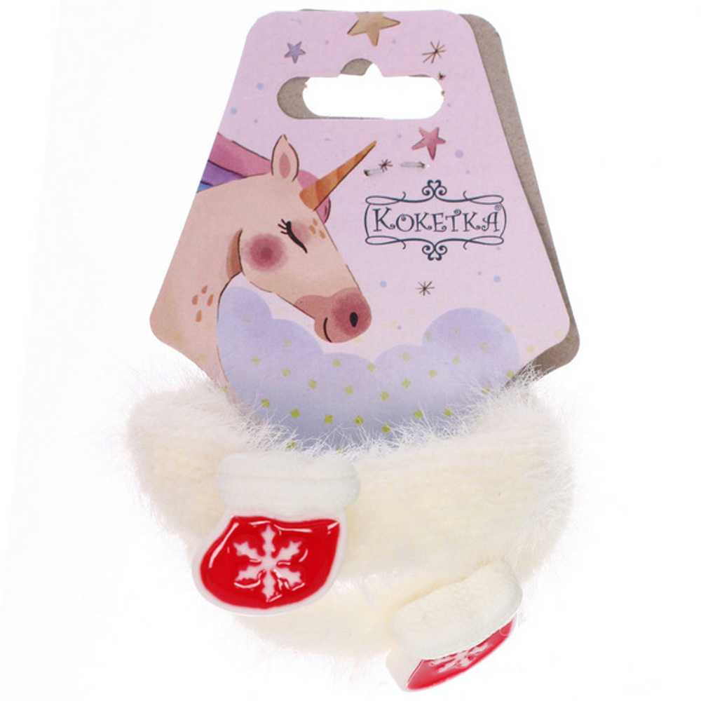 Резинки для волос детские 2шт «КАРОЛИНА - Варежка», цвет как на фото, 4.5*5см