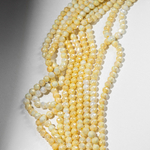 Хрустальные бусины, оттенок "Желтый", 8мм, шар, микроогранка