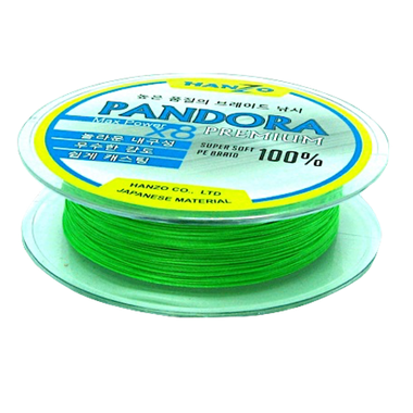 Шнур Hanzo Pandora Premium x8 150m Flash Green -