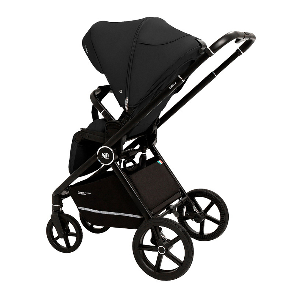 Детская коляска Sweet Baby Cupola New 3 в 1 Moon Black
