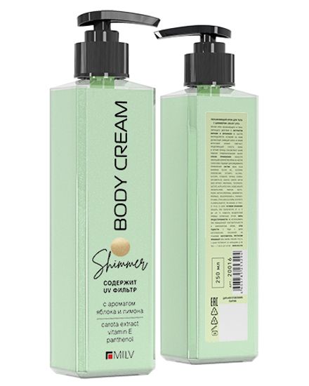 Крем-блеск для тела с шиммером Milv «Enjoy life». 250 мл