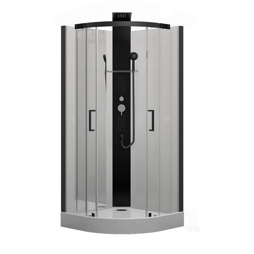 Душевая кабина Black&White Galaxy 90x90 см, 8701900