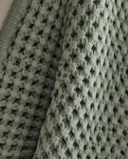 ZARA HOME ВАФЕЛЬНОЕ КУХОННОЕ ПОЛОТЕНЦЕ, СИНИЙ