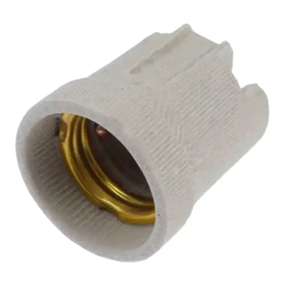 Патрон для лампы E27 керамический подвесной 10 штук Д-002