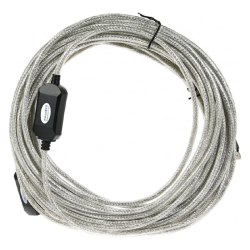 Кабели и переходники USB Aopen/Qust Кабель-адаптер USB2.0-repeater, удлинительный активный Af&gt; 15м (ACU823-15M) [6938510851338]