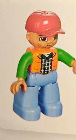 Lego 45006 Муниципальный транспорт Duplo (новый, некомплект)