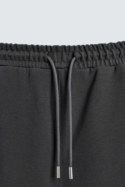 ZARA ДЖОГГЕРЫ КАРГО ИЗ ТКАНИ ИНТЕРЛОК, МЯГКИЙ СЕРЫЙ