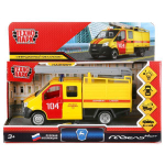 Модель ин. мет. "ГАЗель Next. Аварийная" 15см. свет-звук, дв, в коробка NEXTFIR-15SLEM-YE (Технопарк)