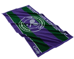 Полотенце теннисноеWimbledon Championship Towel 2023 - green/purple